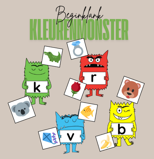 Beginklank - Kleurenmonster