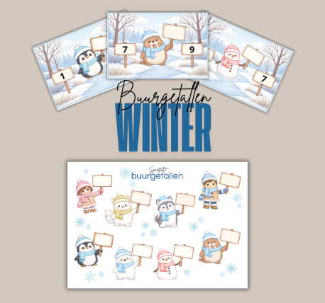 Winter - beeldgetallen speurtocht