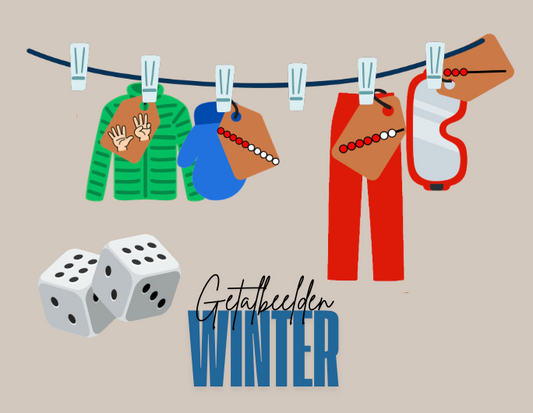 Winter - getalbeelden spel